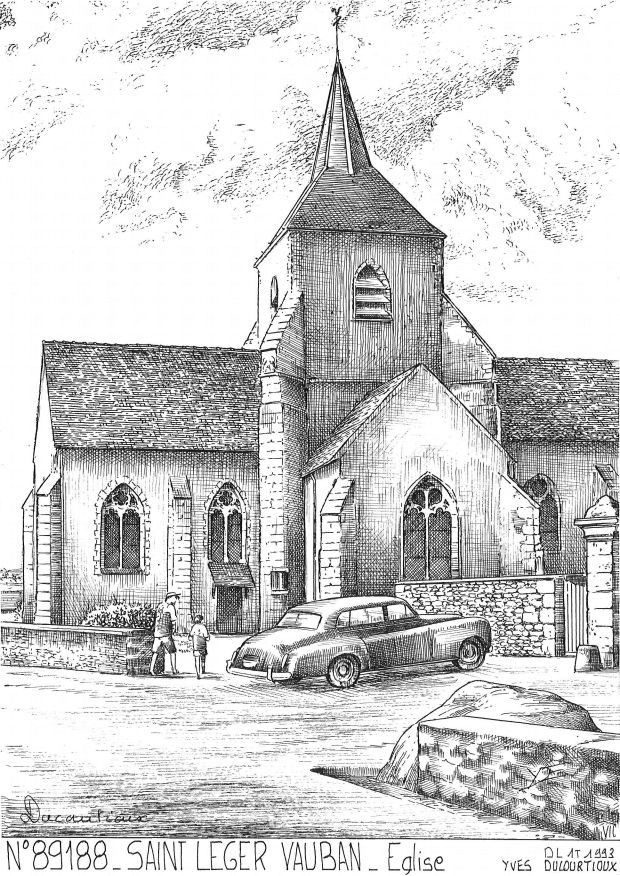 N 89188 - ST LEGER VAUBAN - église